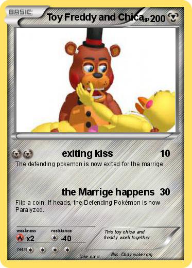Pokemon Toy Freddy and Chica