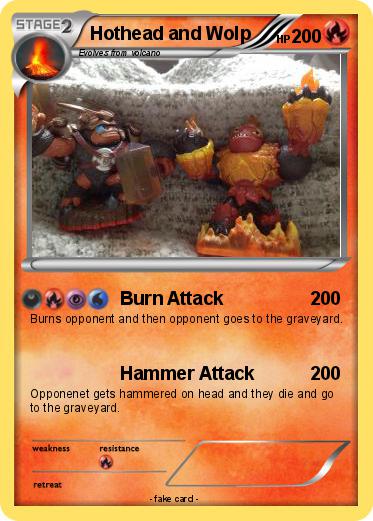 Pokemon Hothead and Wolp
