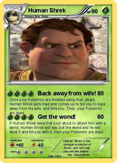 Pokemon Human Shrek