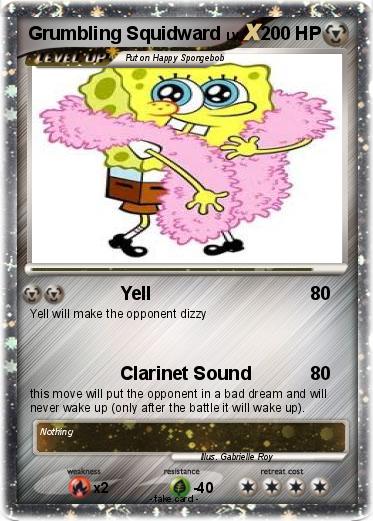 Pokemon Grumbling Squidward