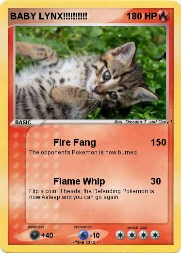 Pokemon BABY LYNX!!!!!!!!!!