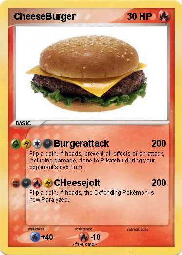Pokemon CheeseBurger