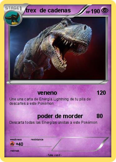 Pokemon trex  de cadenas