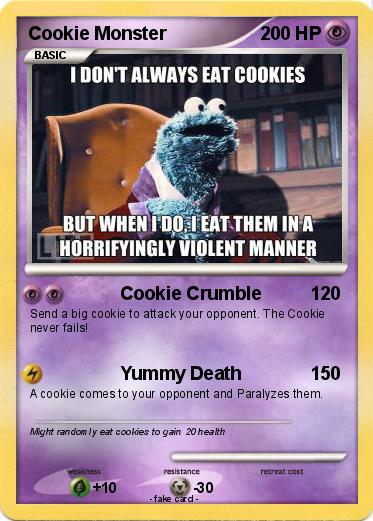 Pokemon Cookie Monster