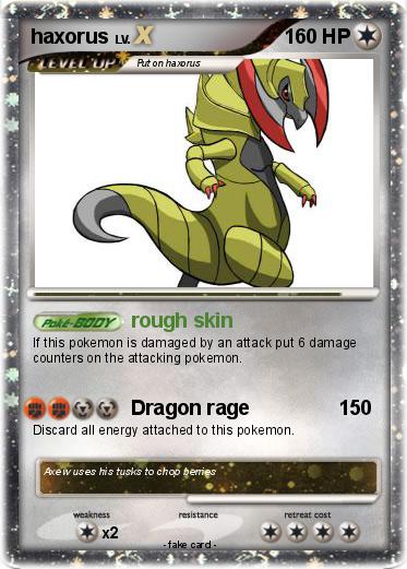Pokemon haxorus