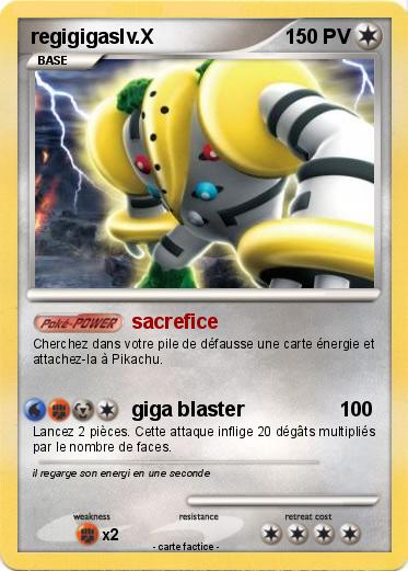 Pokemon regigigaslv.X
