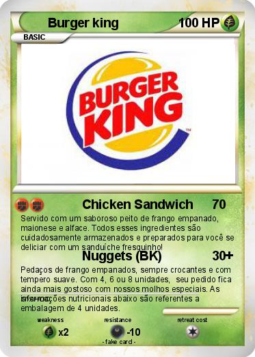 Pokemon Burger king