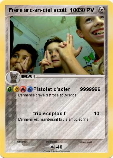 Pokemon Frère arc-an-ciel scott  100