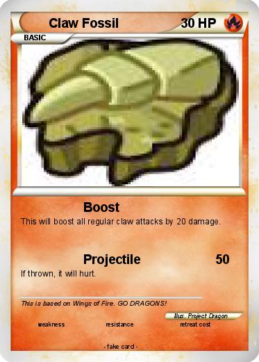 Pokemon Claw Fossil