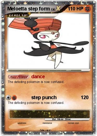 Pokemon Meloetta step form