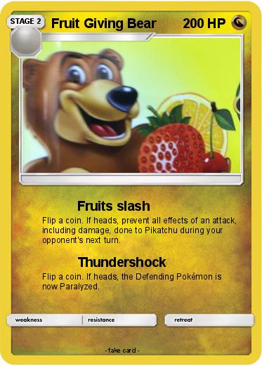 Pokemon Fruit Giving Bear