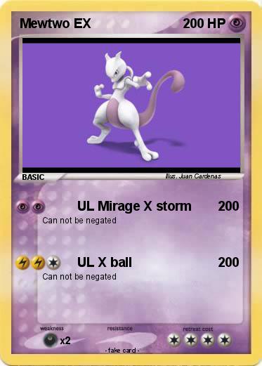 Pokemon Mewtwo EX