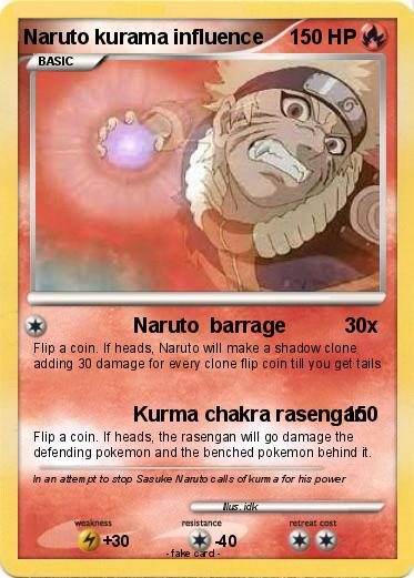 Pokemon Naruto kurama influence