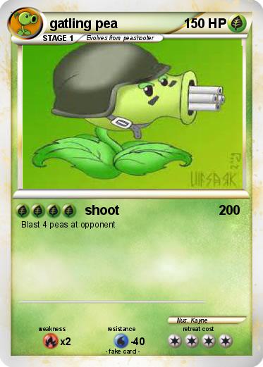 Pokemon gatling pea