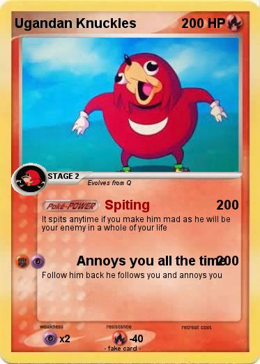 Pokemon Ugandan Knuckles