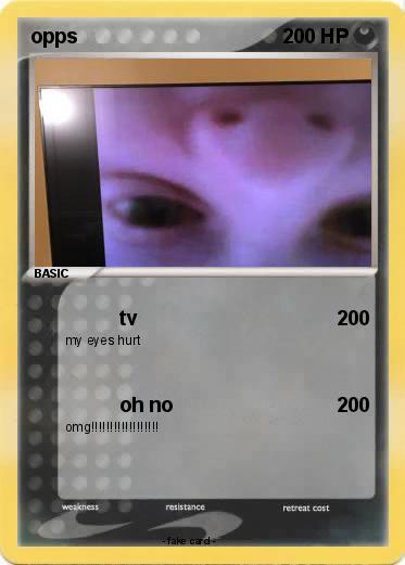 Pokemon opps