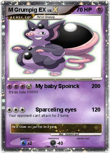 Pokemon M Grumpig EX