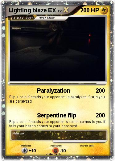Pokemon Lighting blaze EX