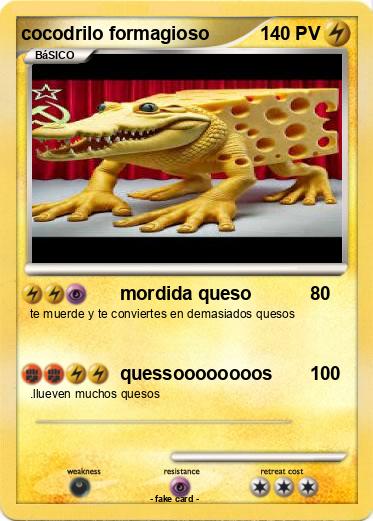 Pokemon cocodrilo formagioso
