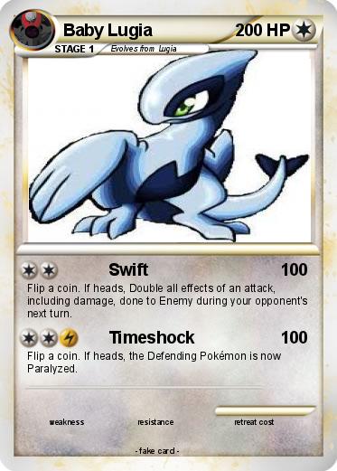 Pokemon Baby Lugia