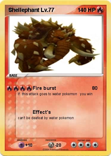 Pokemon Shellephant Lv.77