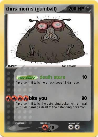 Pokemon chris morris (gumball)
