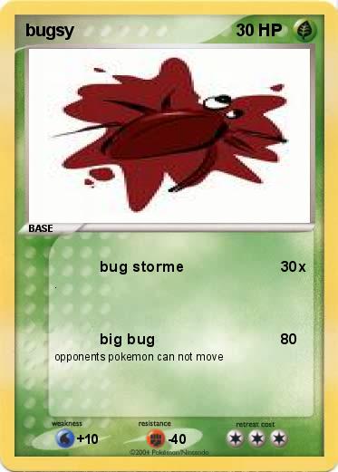 Pokemon bugsy