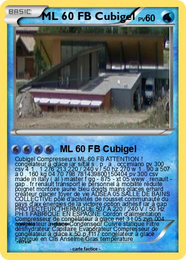 Pokemon ML 60 FB Cubigel
