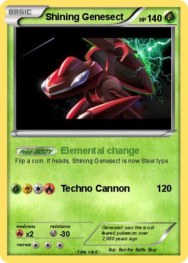 Pokemon Shining Genesect