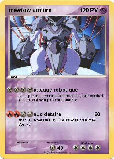 Pokemon mewtow armure