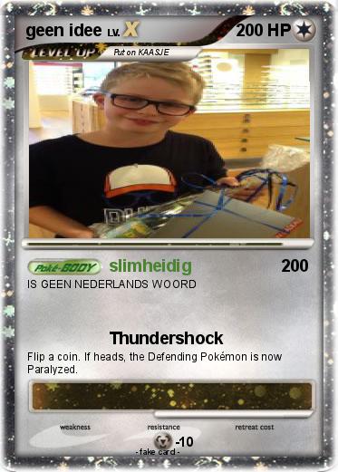 Pokemon geen idee