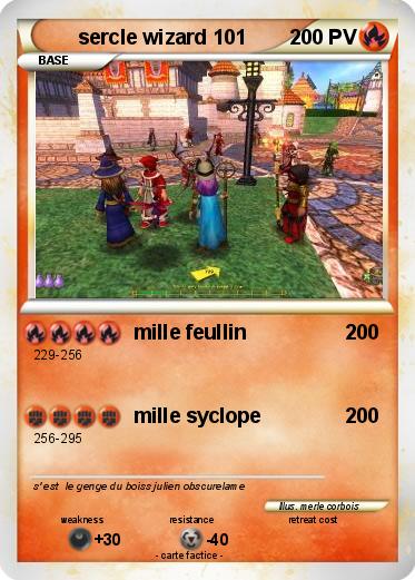 Pokemon sercle wizard 101
