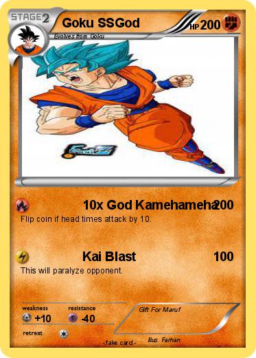 Pokemon Goku SSGod