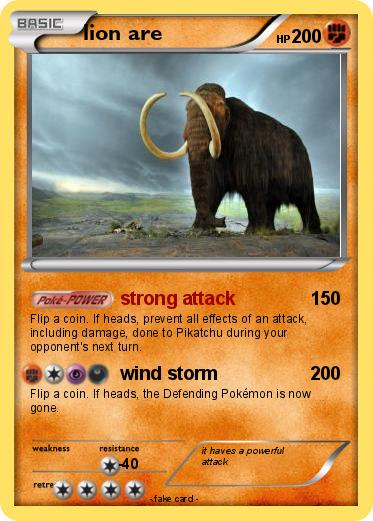 Pokemon lion are