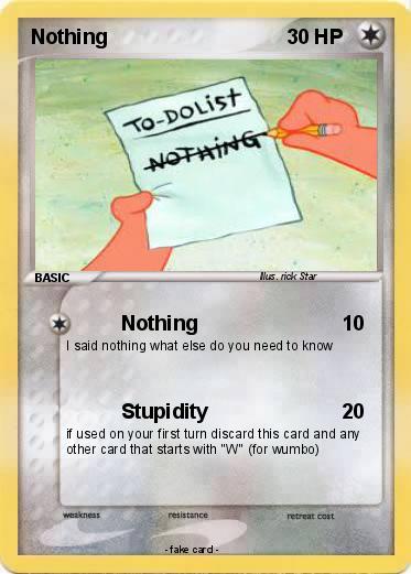 Pokemon Nothing