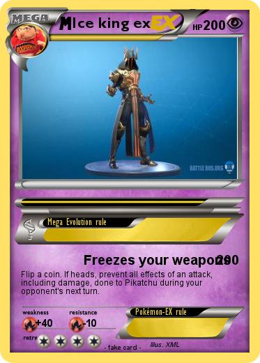 Pokemon Ice king ex