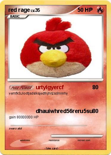 Pokemon red rage