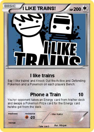 Pokemon I LIKE TRAINS!