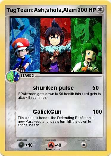 Pokemon TagTeam:Ash,shota,Alain