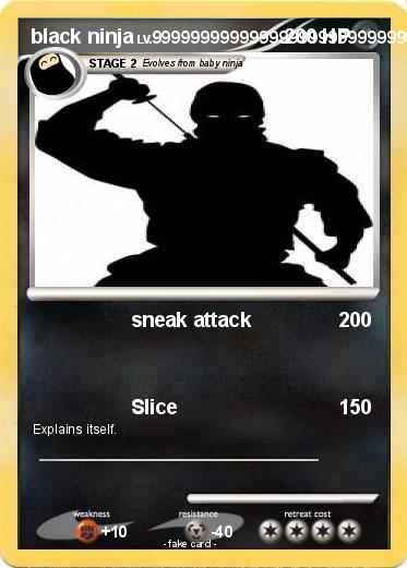 Pokemon black ninja
