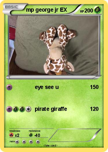Pokemon mp george jr EX