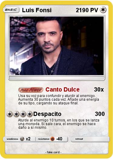 Pokemon Luis Fonsi                2
