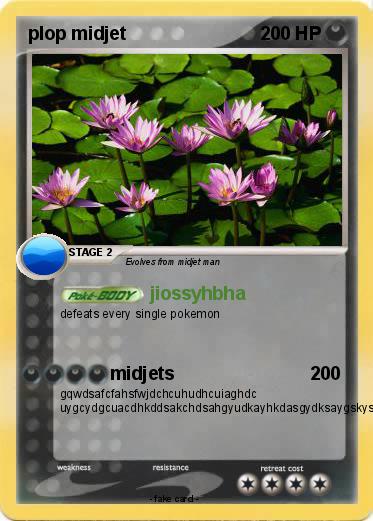 Pokemon plop midjet