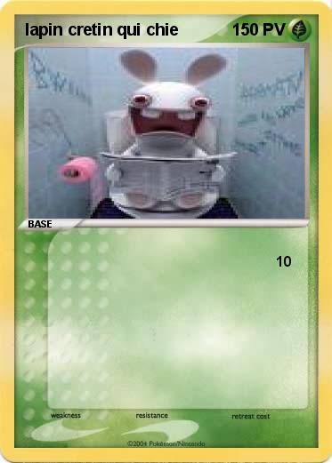 Pokemon lapin cretin qui chie