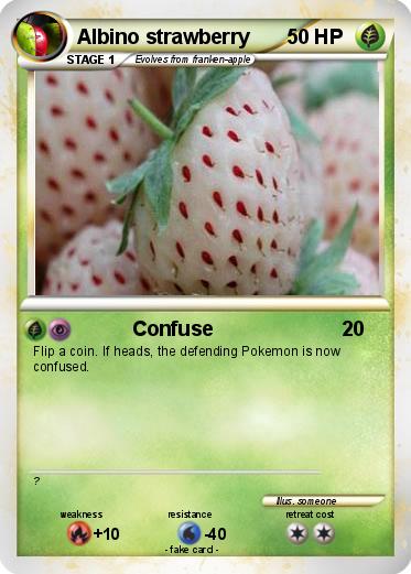 Pokemon Albino strawberry