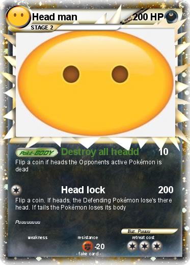 Pokemon Head man