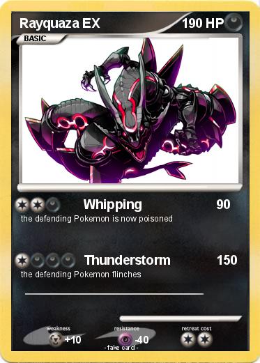 Pokemon Rayquaza EX