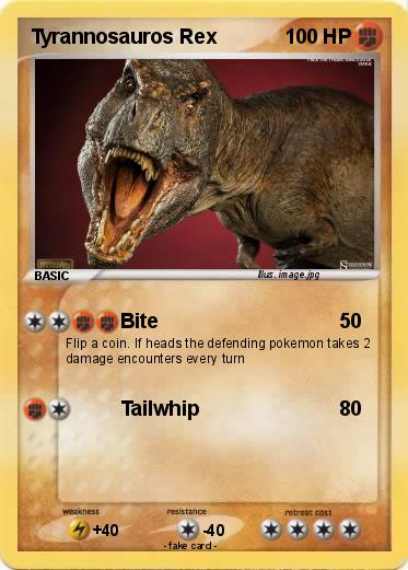 Pokemon Tyrannosauros Rex
