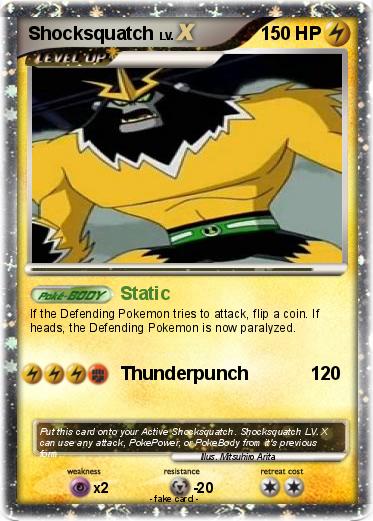 Pokemon Shocksquatch