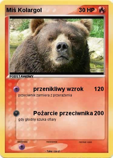Pokemon Miś Kolargol